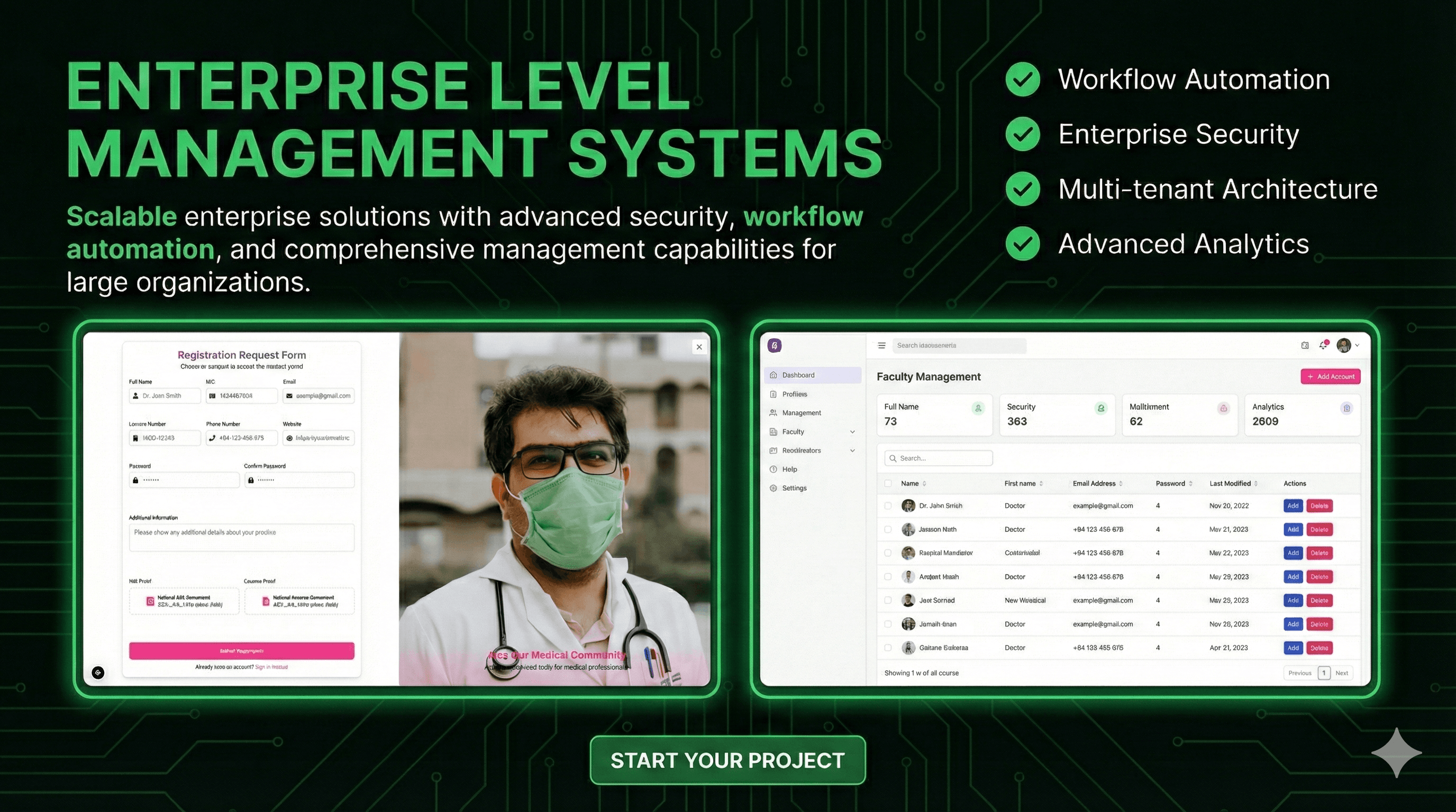 Enterprise Level Management Systems - Showcase 1